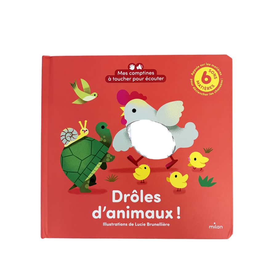 Drôles d'animaux - Livre sonore et à toucher