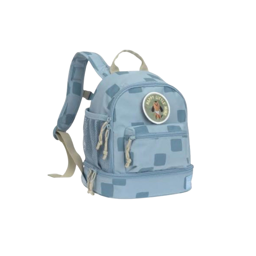 Sac à dos pattern bleu
