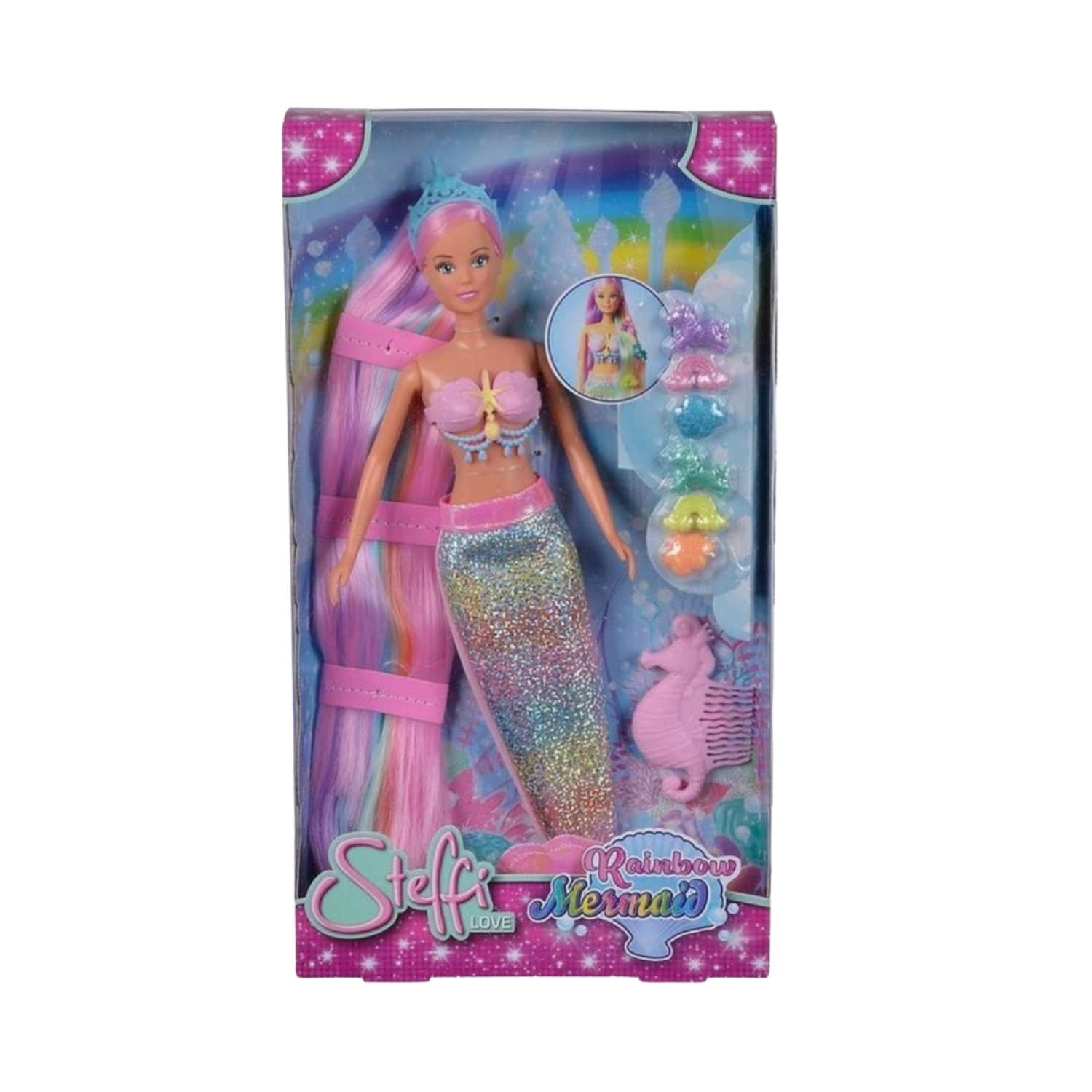 Poupée Steffi Love - Sirène arc-en-ciel